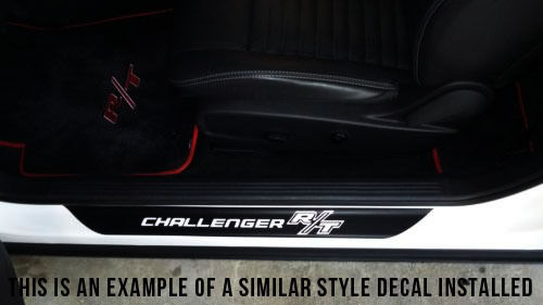 Custom Door Sill Decals 2008-up Dodge Challenger